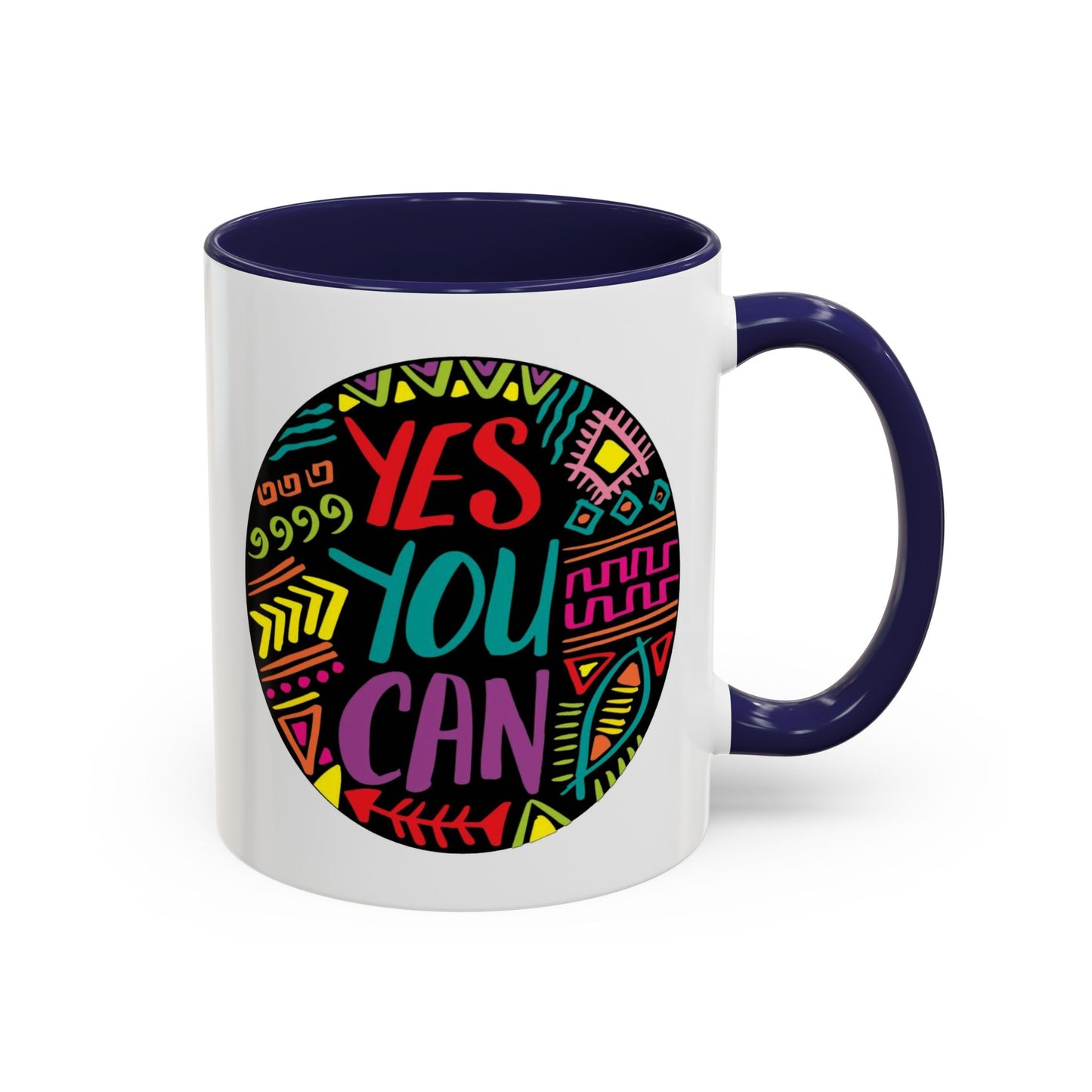 Motivation Mug - Yes You Can Badge