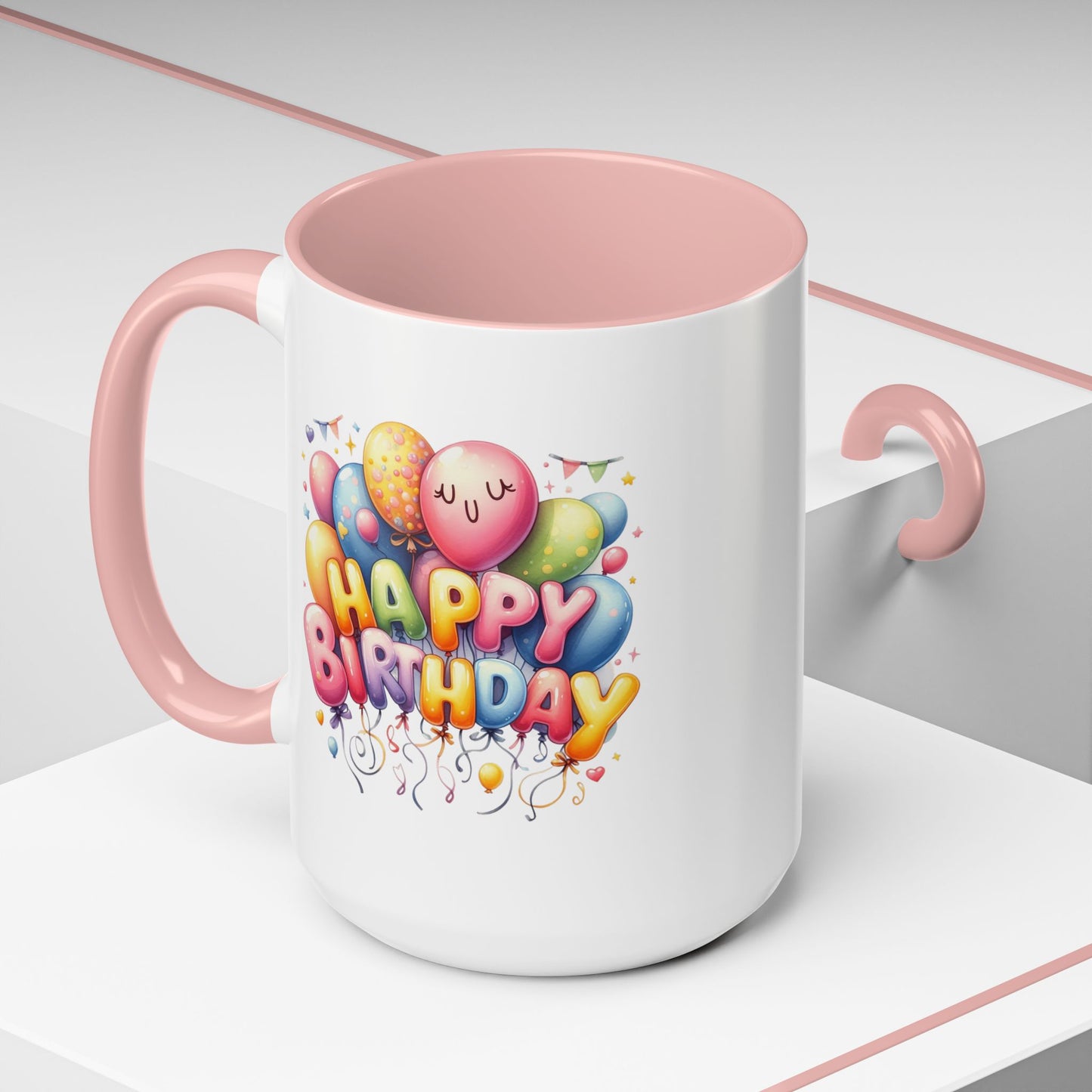 Birthday Mug - Happy Birthday Cute Balloon