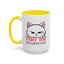 Adult Mug - Fluff You White Cat