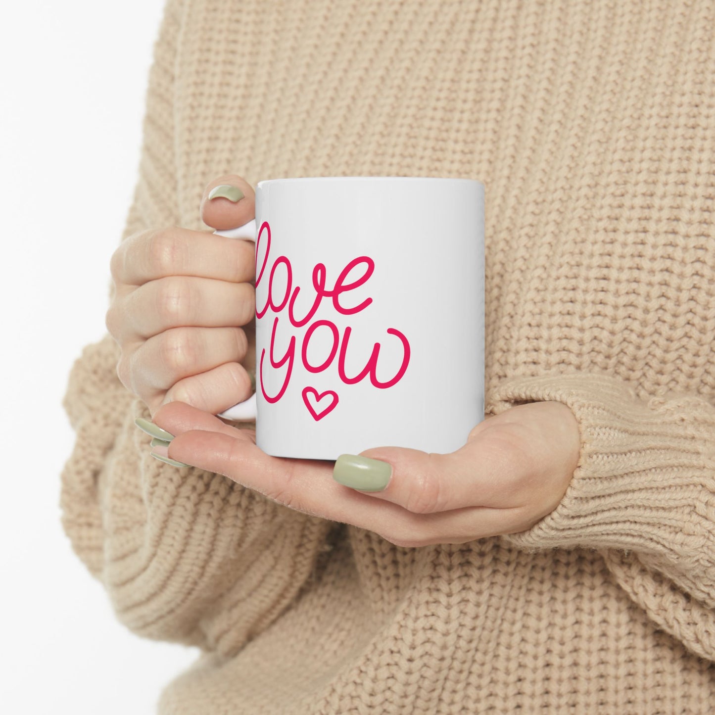 Anniversary Mug - Love You Hand Lettering