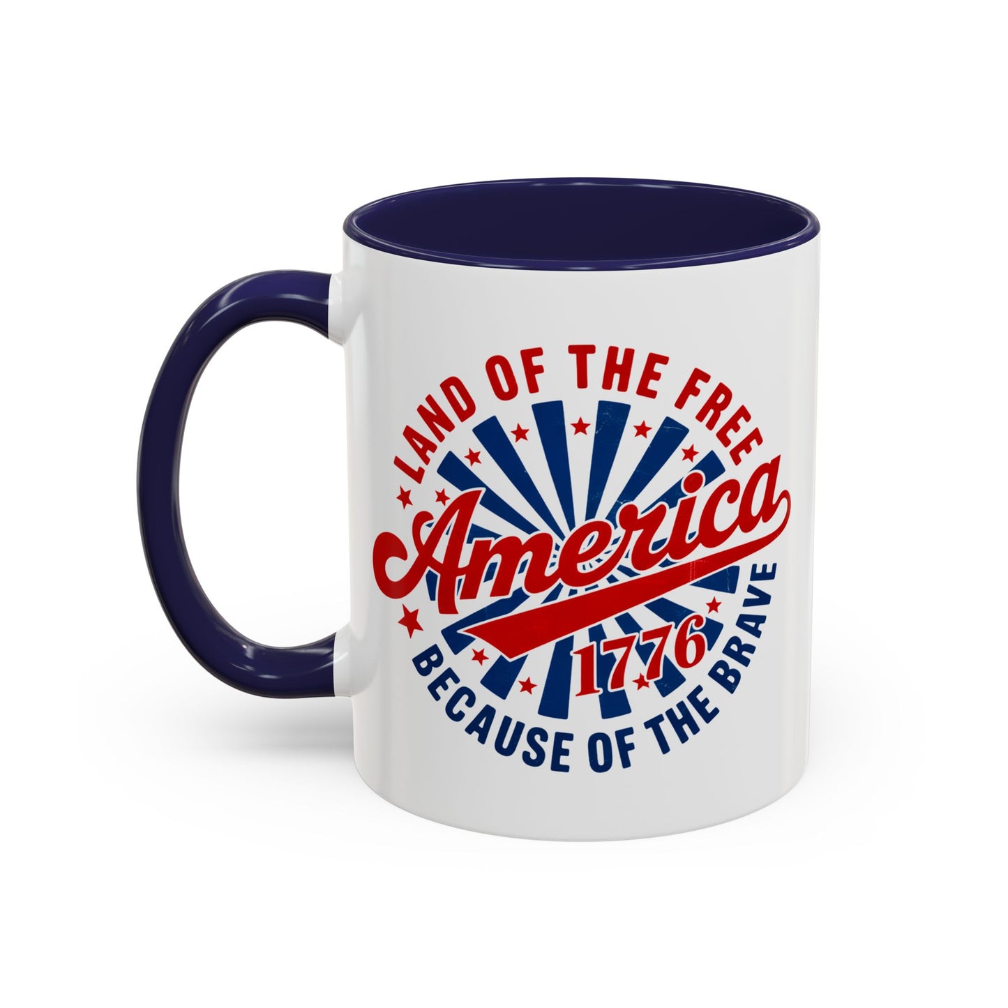 4th of July Mug - America 1776 Land of the Free