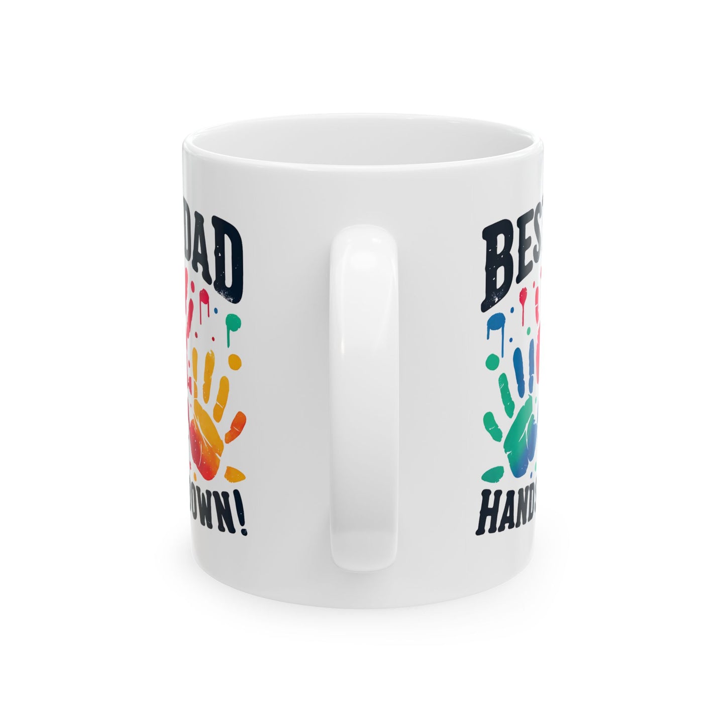 Father's Day Mug - Best Dad Hands Down