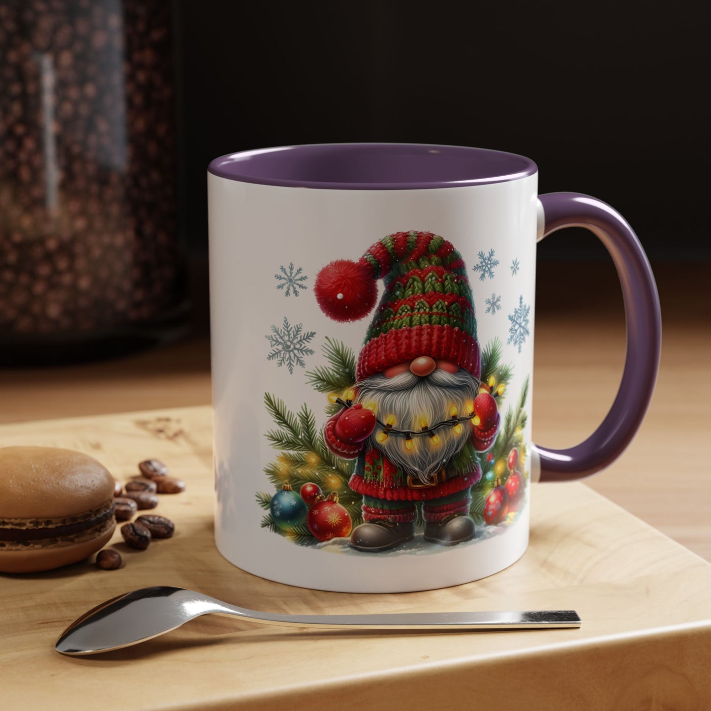 Christmas Mug - Gnome with Christmas Lights