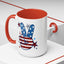4th of July Mug - America Peace Sign