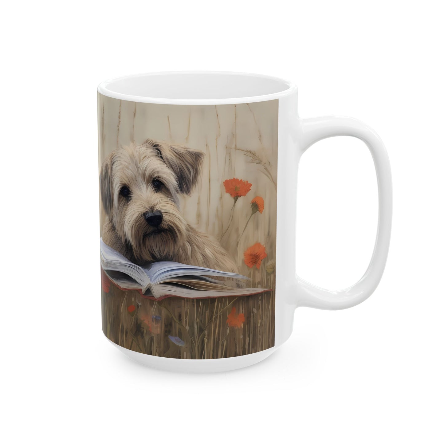 Artistic Mug - Felted Dog 3