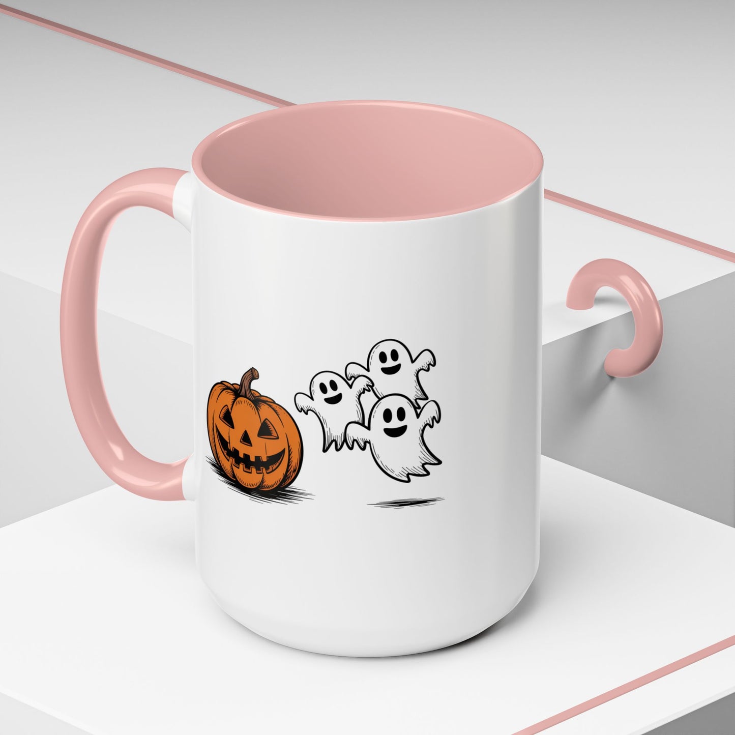 Halloween Mug - Pumpkin & Ghosts