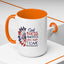 4th of July Mug - God Bless America Sunflower