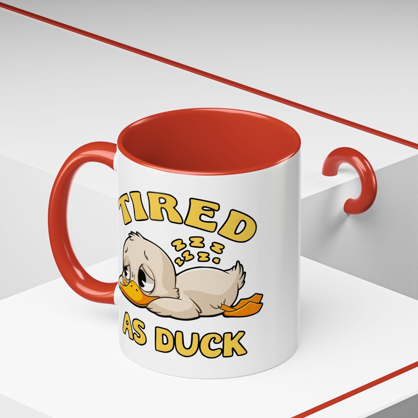 Humor Mug - Tired As Duck