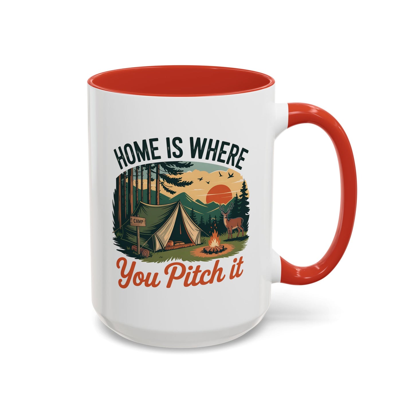 Adventure Mug - Home Is Where You Pitch It