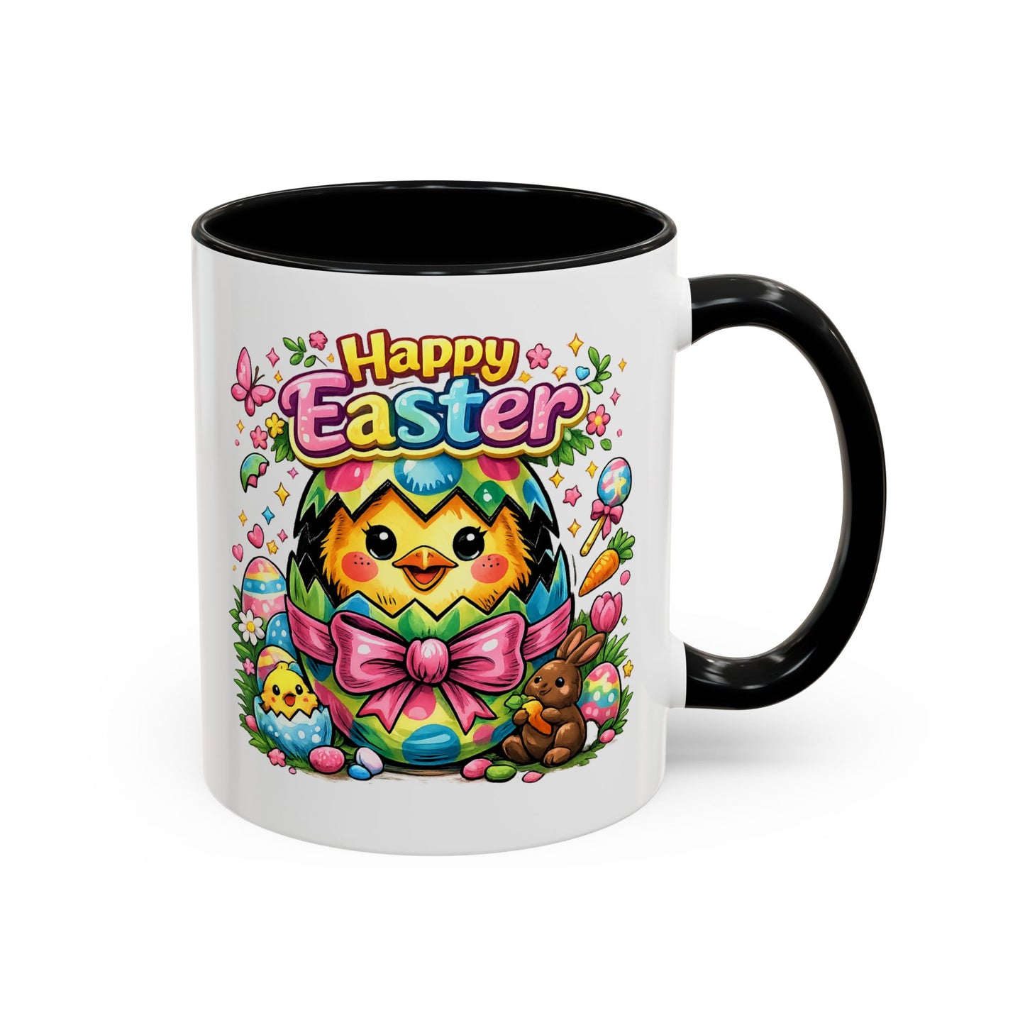 Easter Mug - Happy Easter Chics & Bunny