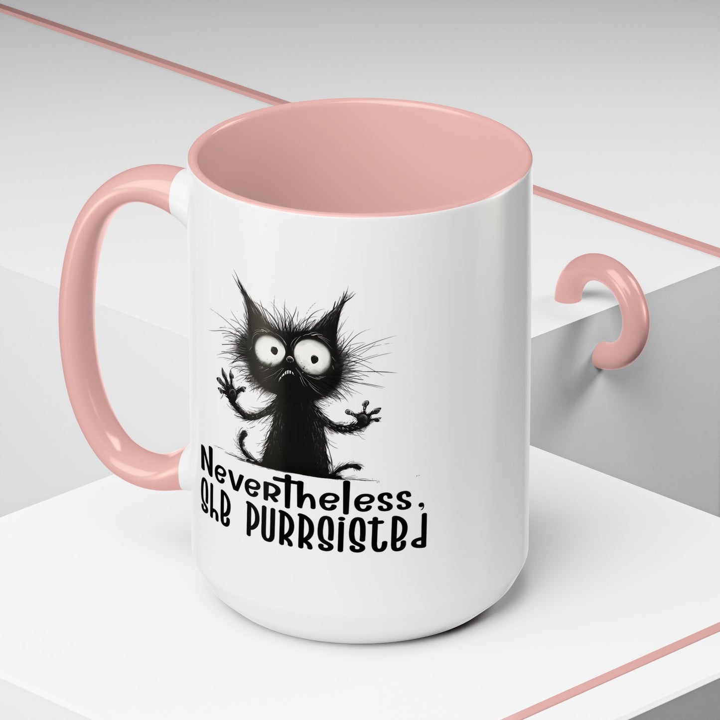 Animal Mug - Nevertheless, She Purrsisted