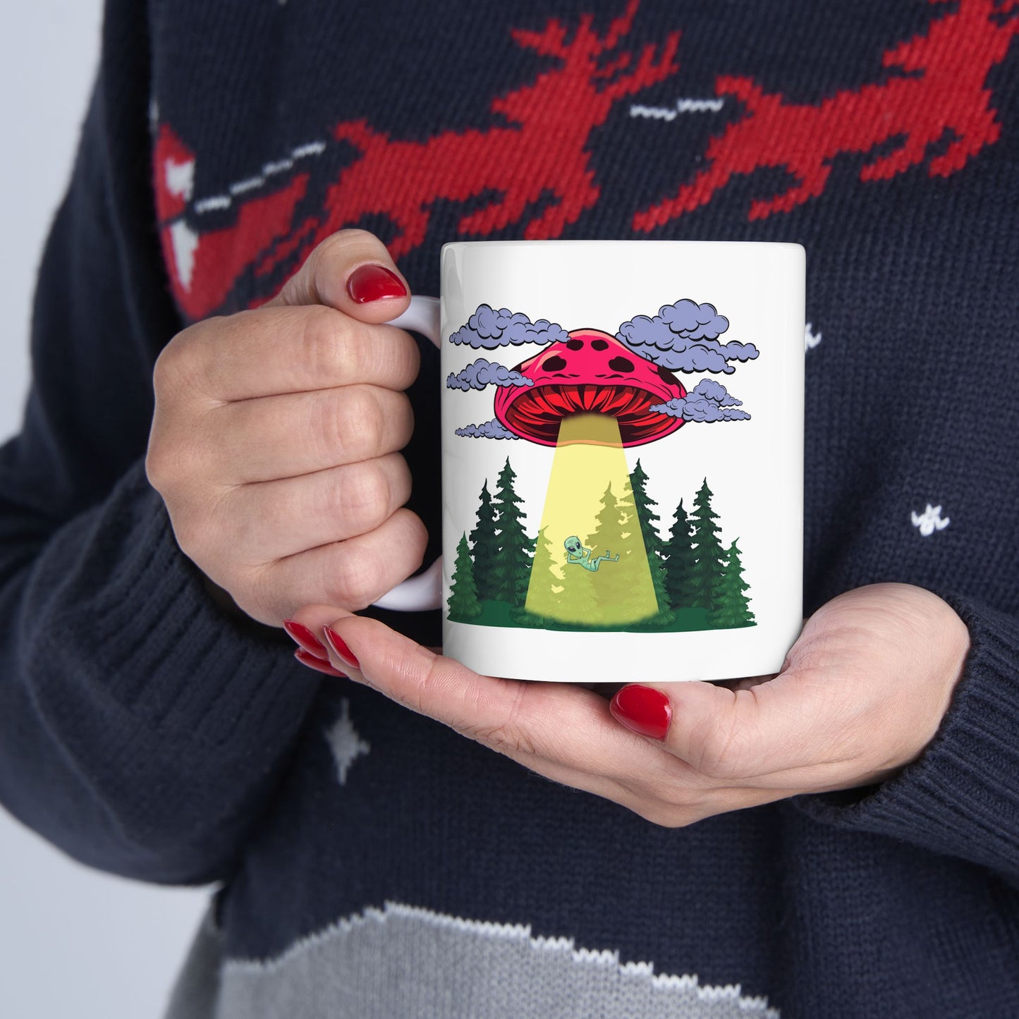 Alien Mug - Alien UFO