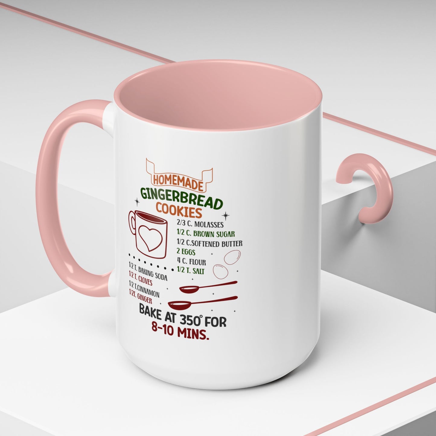 Christmas Mug - Homemade Gingerbread Cookies Recipe