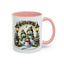 Christmas Mug - Green Snowman Family