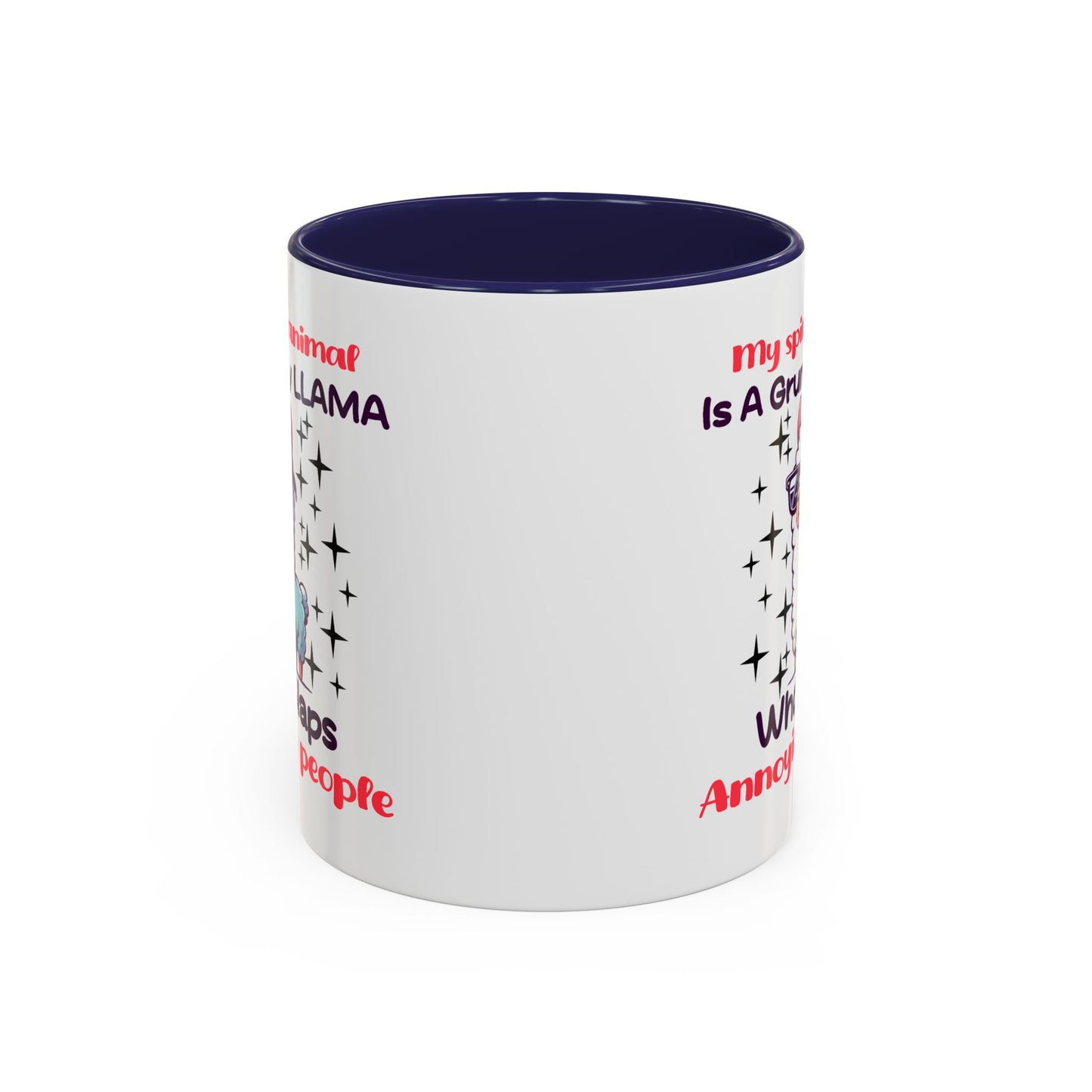 Humor Mug - My Spirit Animal is a Grumpy Llama