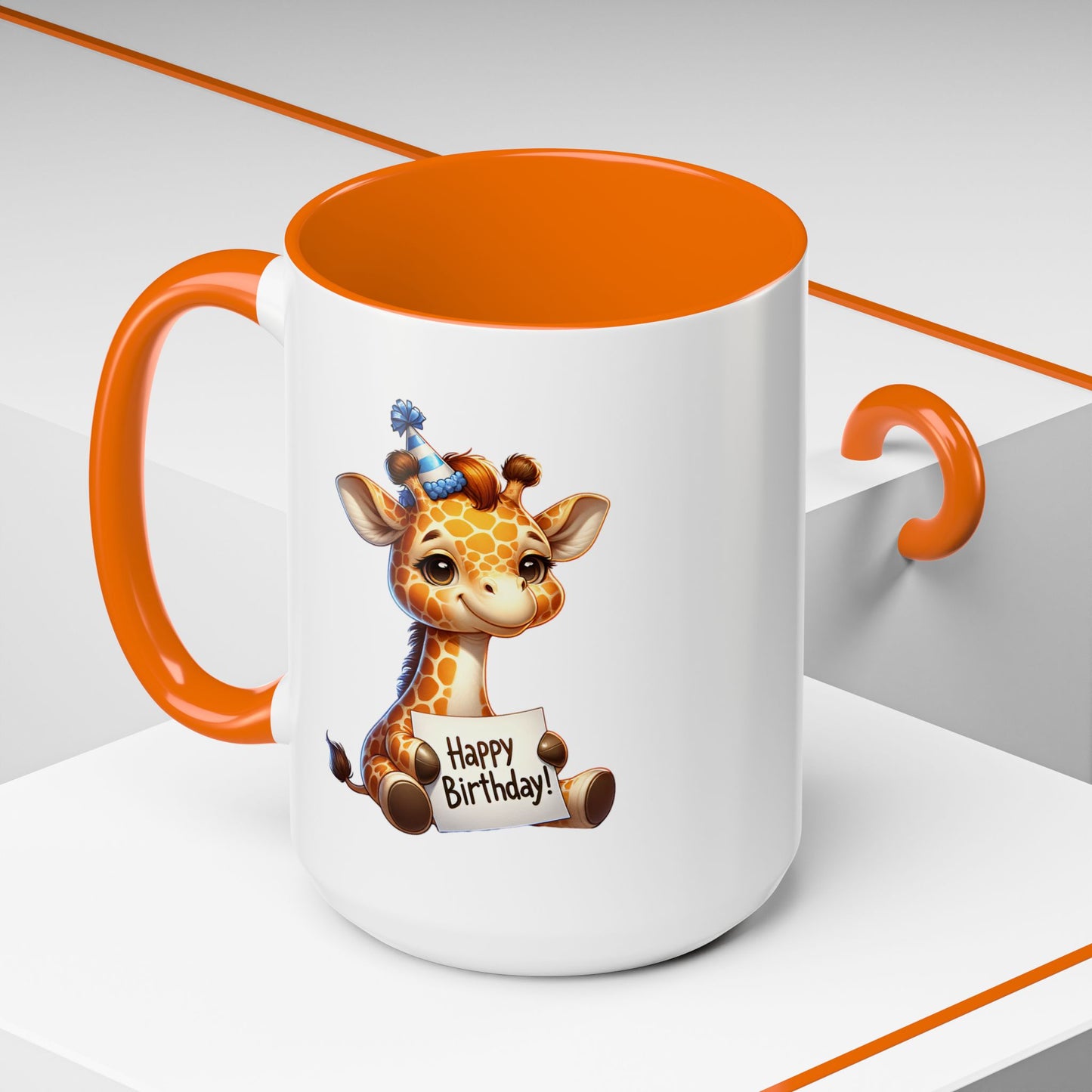 Birthday Mug - Giraffe Clipart