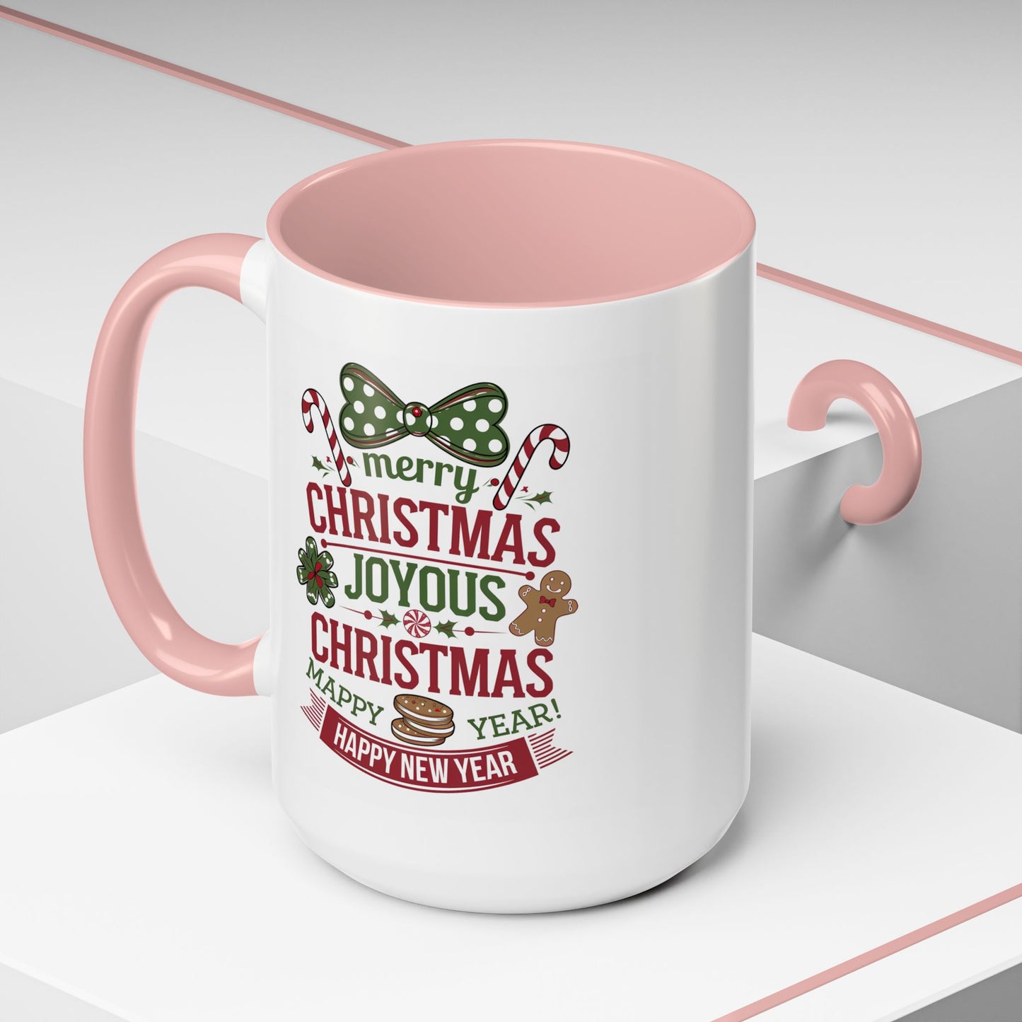Christmas Mug - Merry Christmas Joyous Christmas Happy New Year