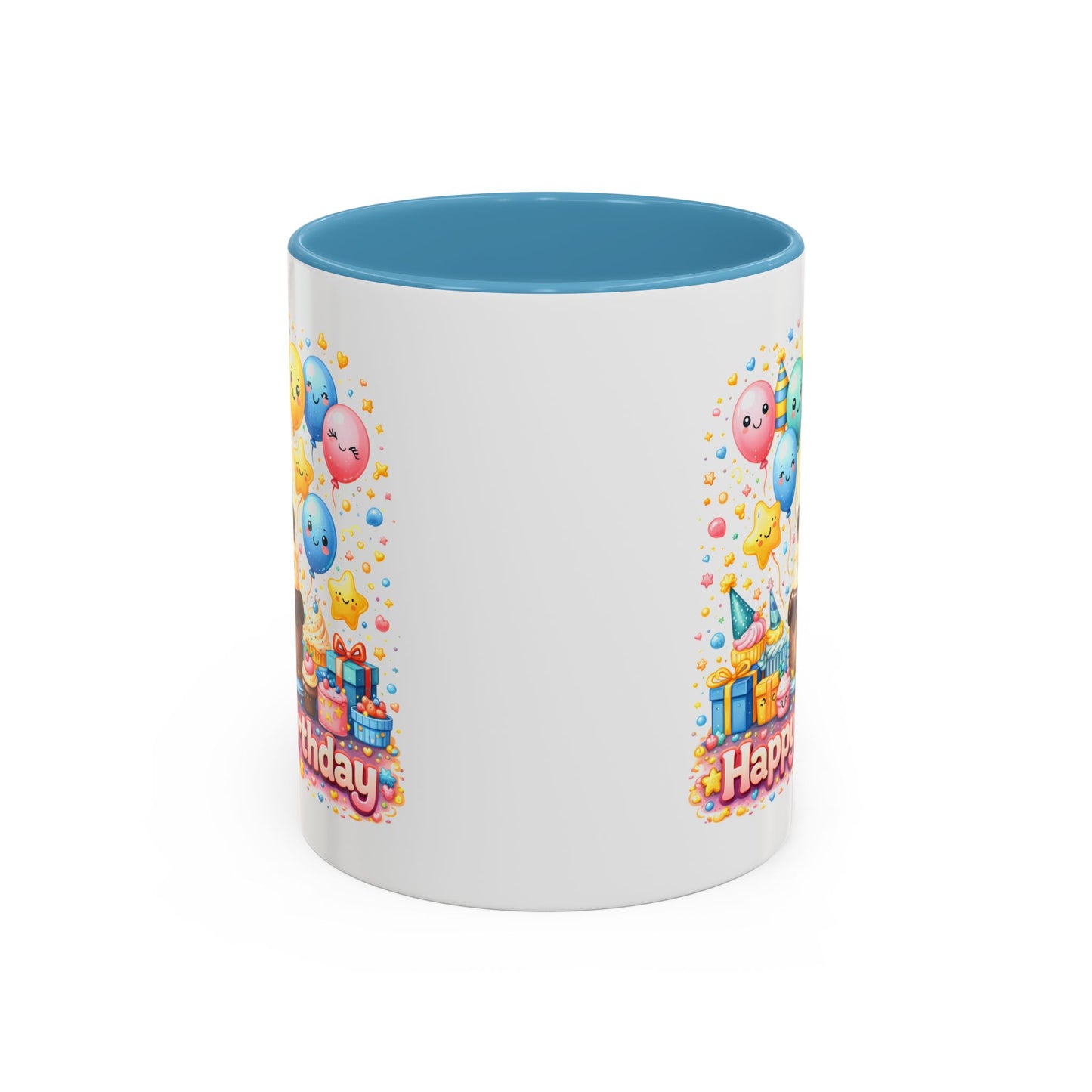 Birthday Mug - Cake and Balloons