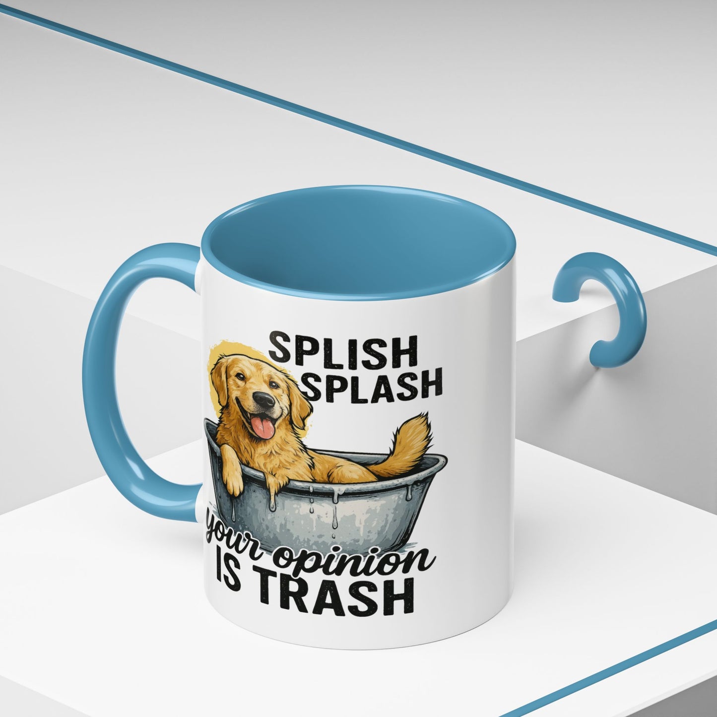 Animal Mug - Splish Splash Your Opinion Is Trash