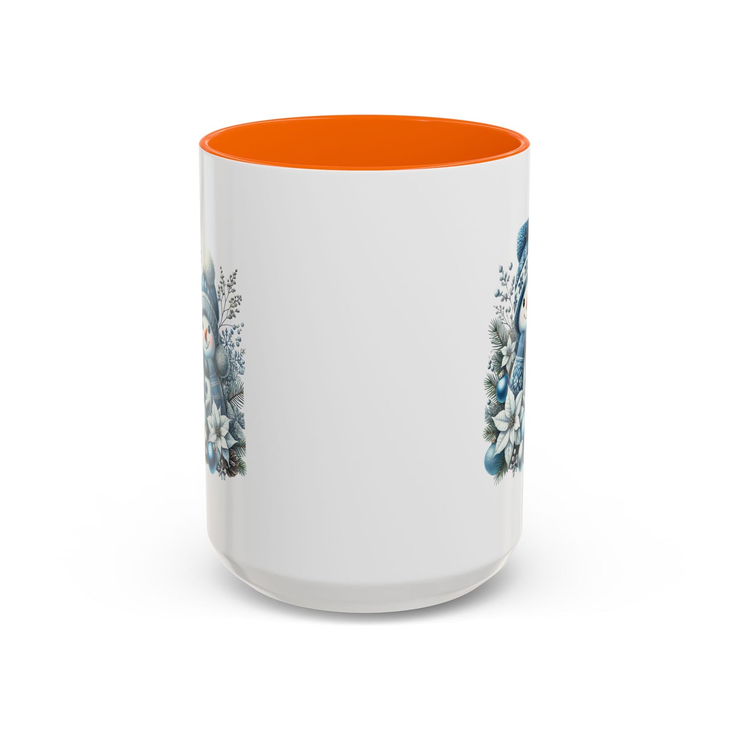 Christmas Mug - Blue Snowman Family