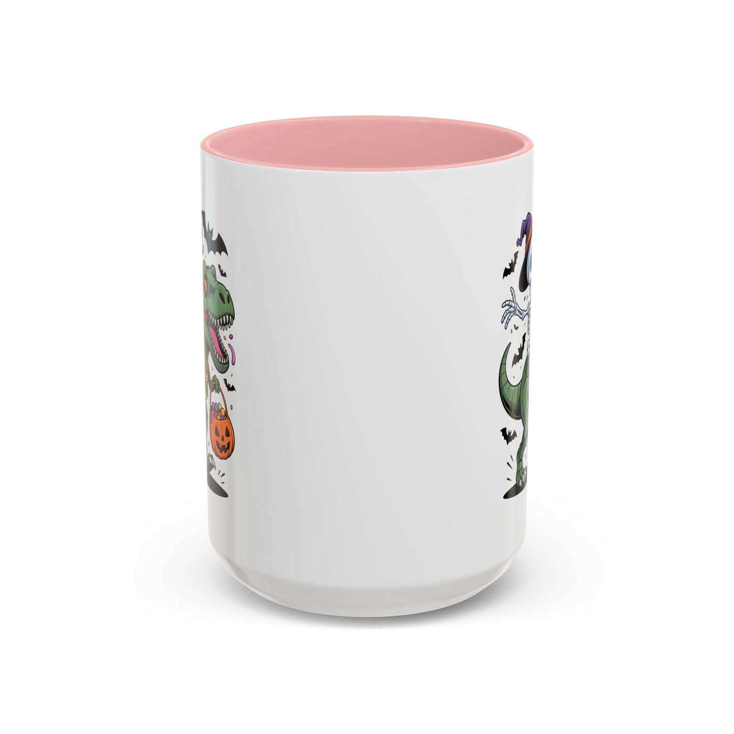 Halloween Mug - Skeleton Riding Dinosaur