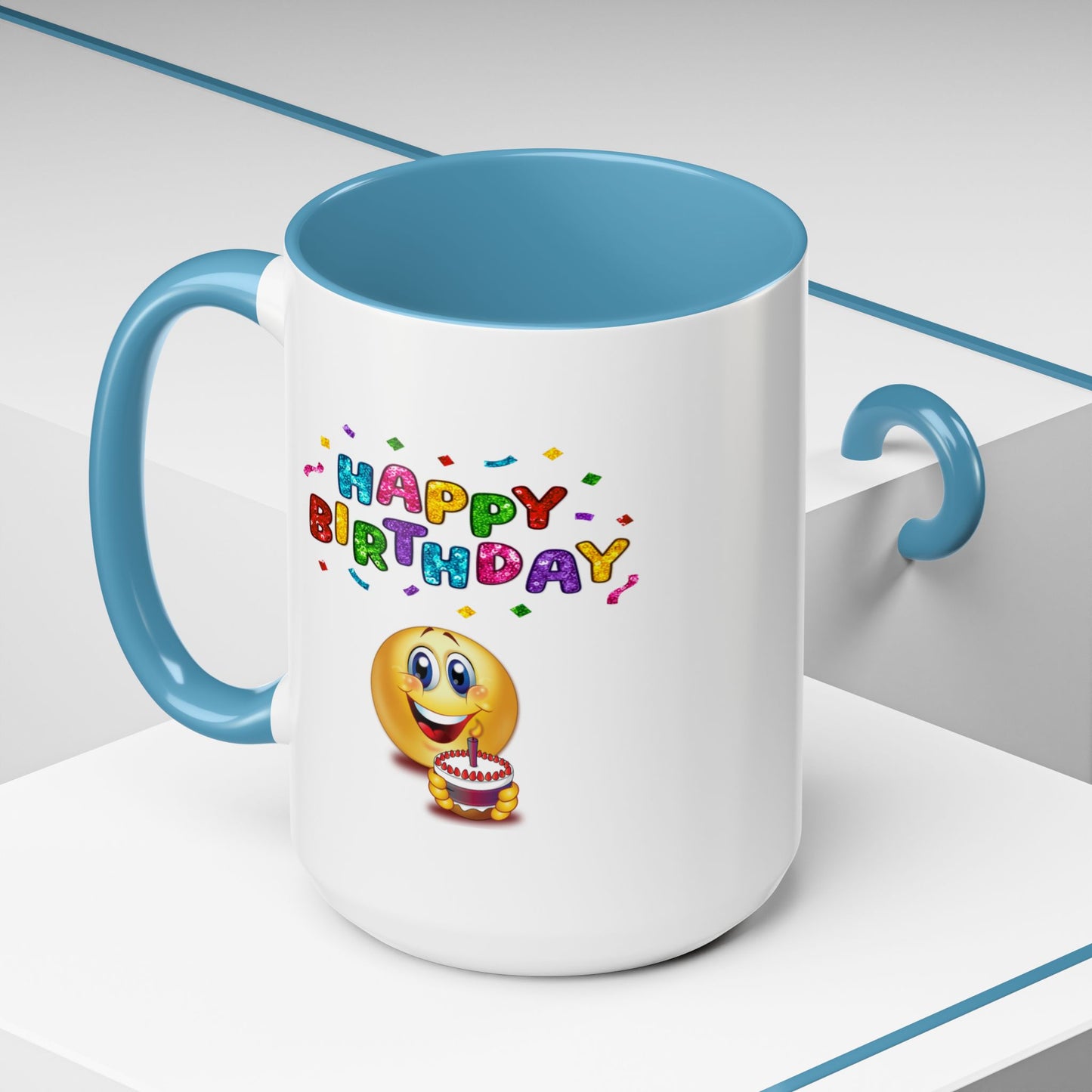 Birthday Mug - Happy Birthday Emoji