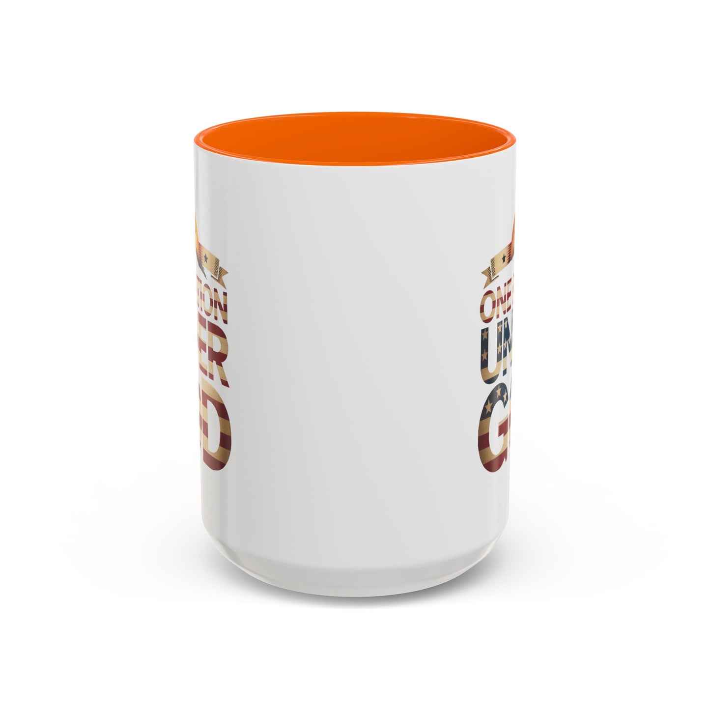 4th of July Mug - One Nation Under God Cross Flag