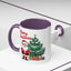 Christmas Mug - Merry Christmas Red Text Santa Tree Presents