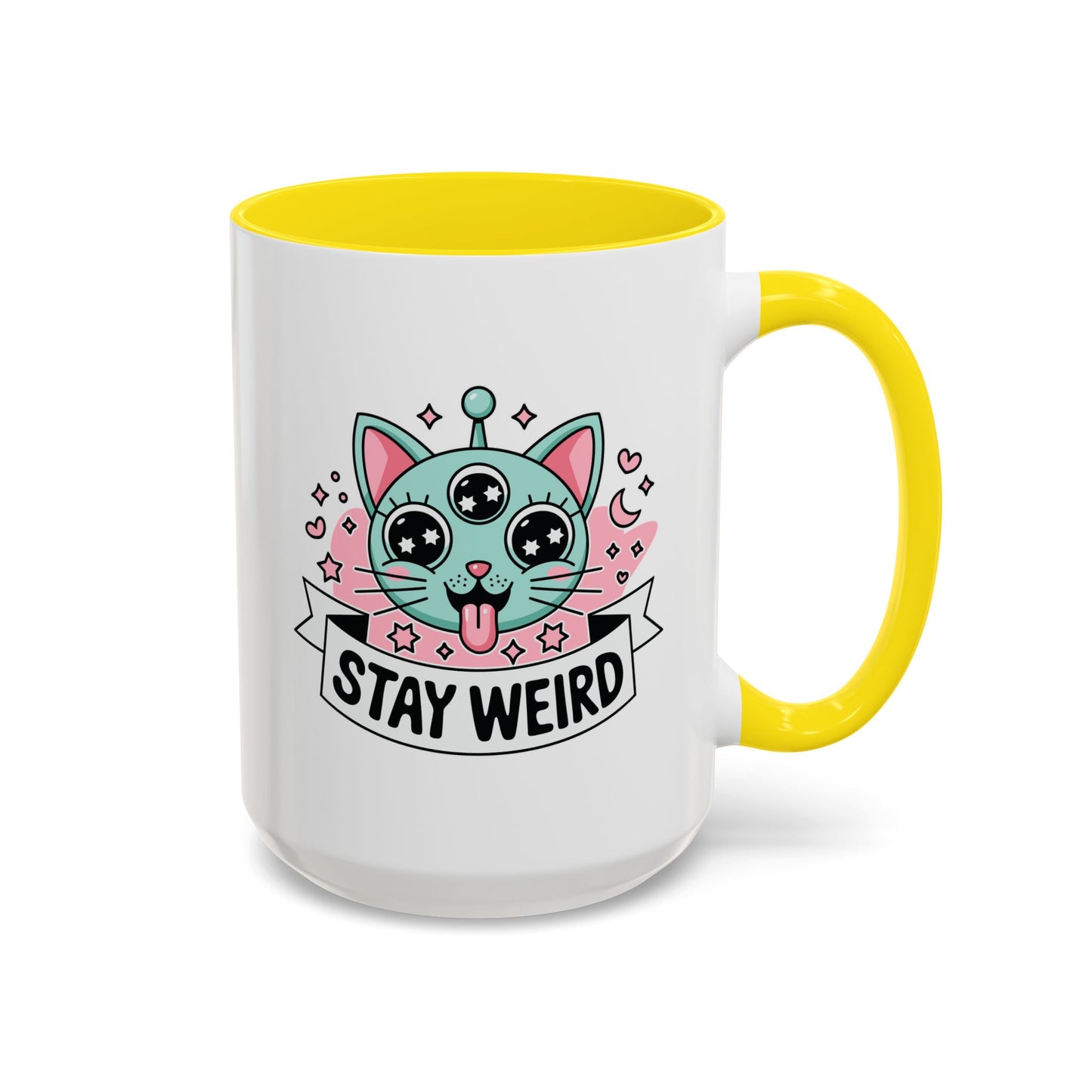Alien Mug - Stay Weird Alien Cat