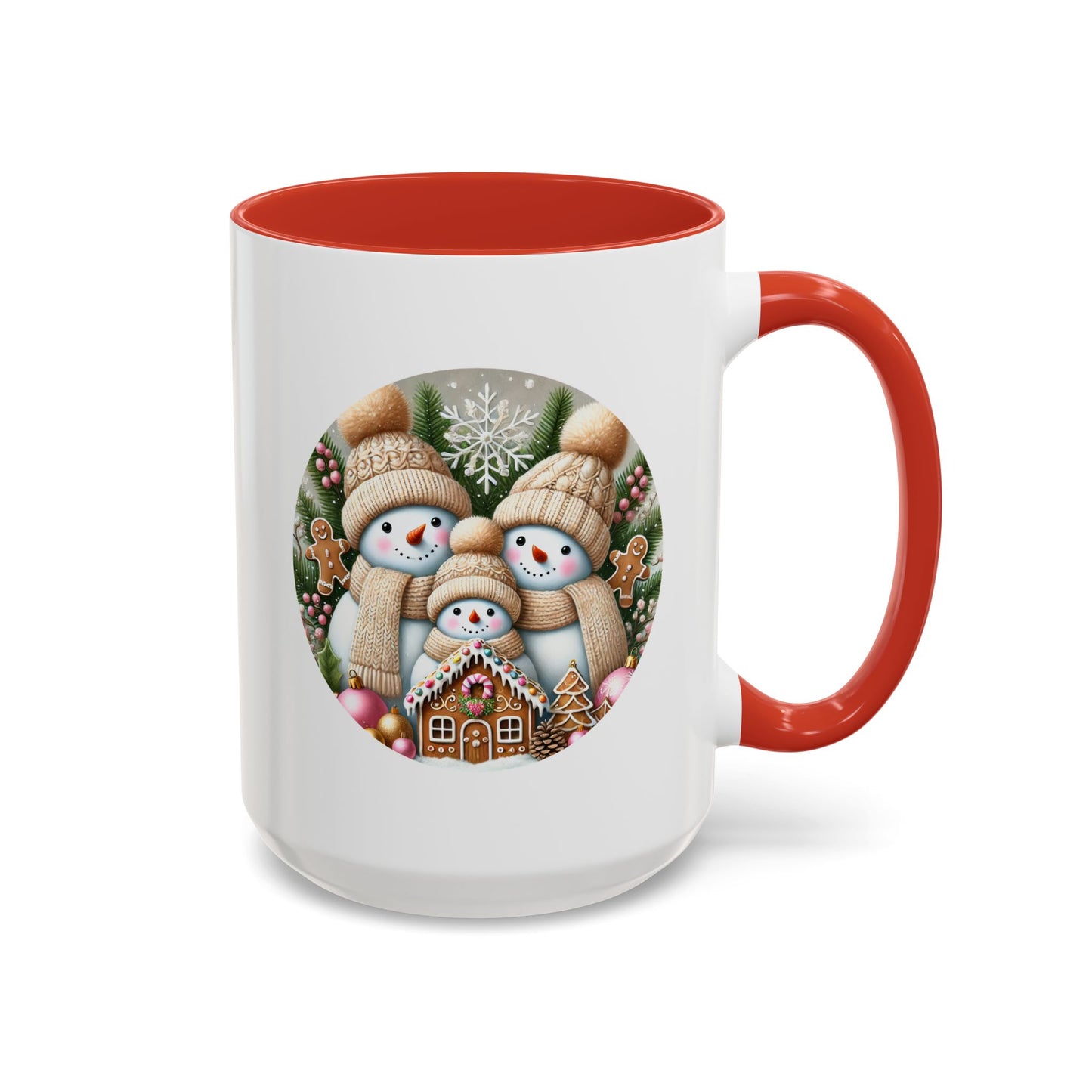 Christmas Mug - Gingerbread Snowman Family