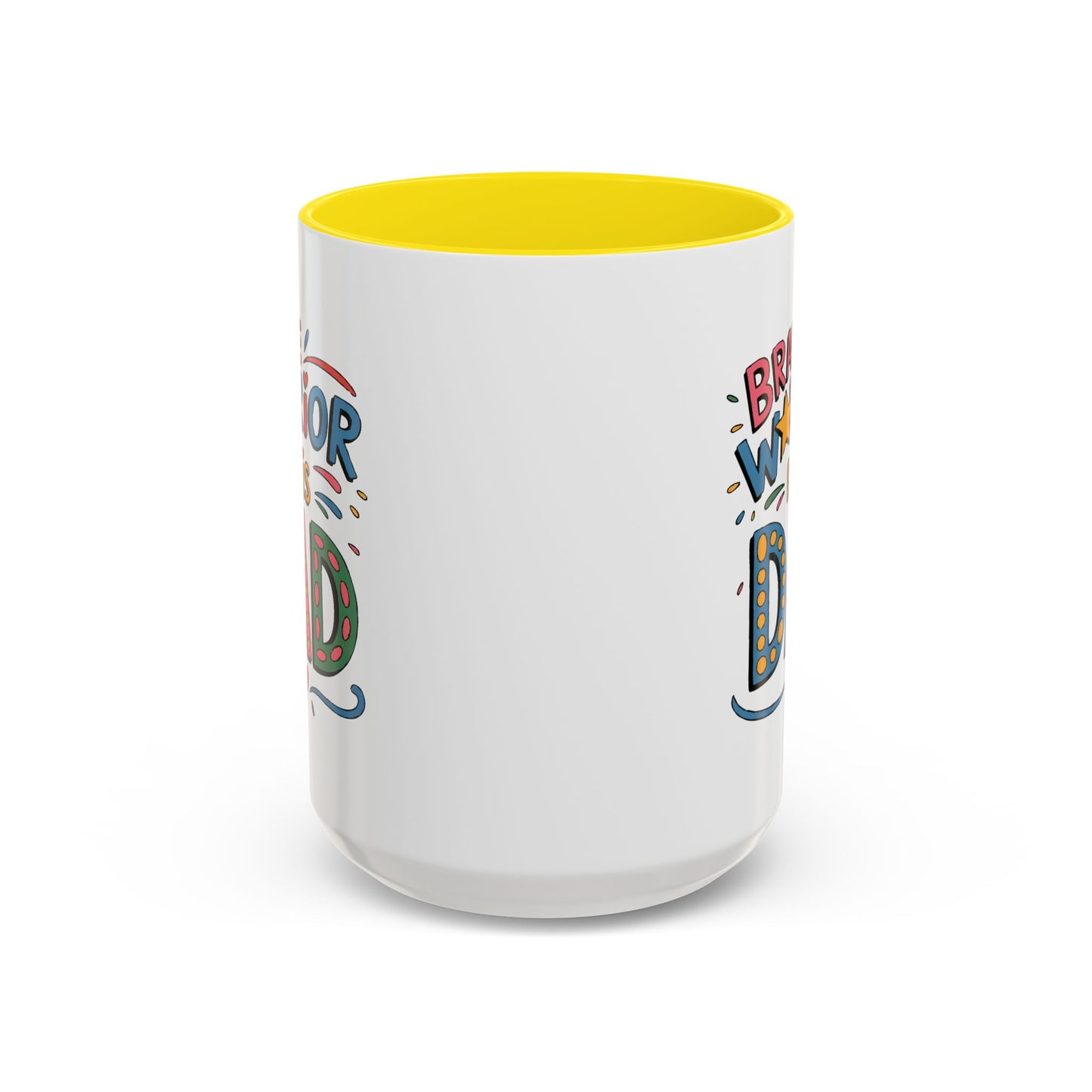 Father's Day Mug - Dad Brave Warrior