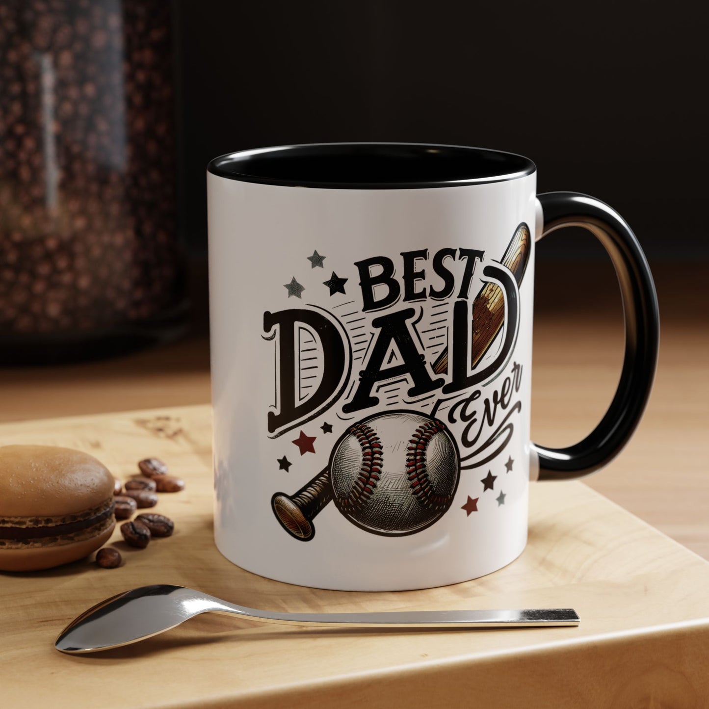 Father's Day Mug - Best Dad Ever Baseball
