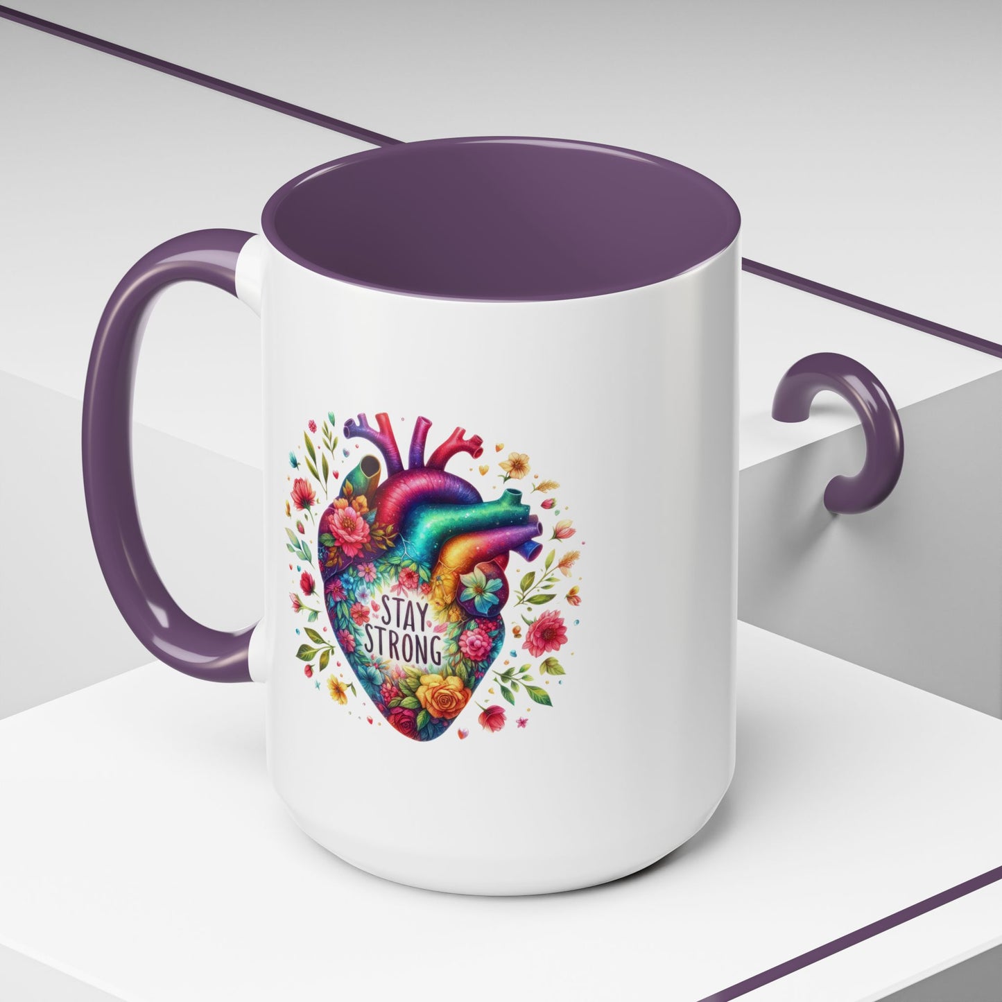 Wellness Mug - Stay Strong Heart