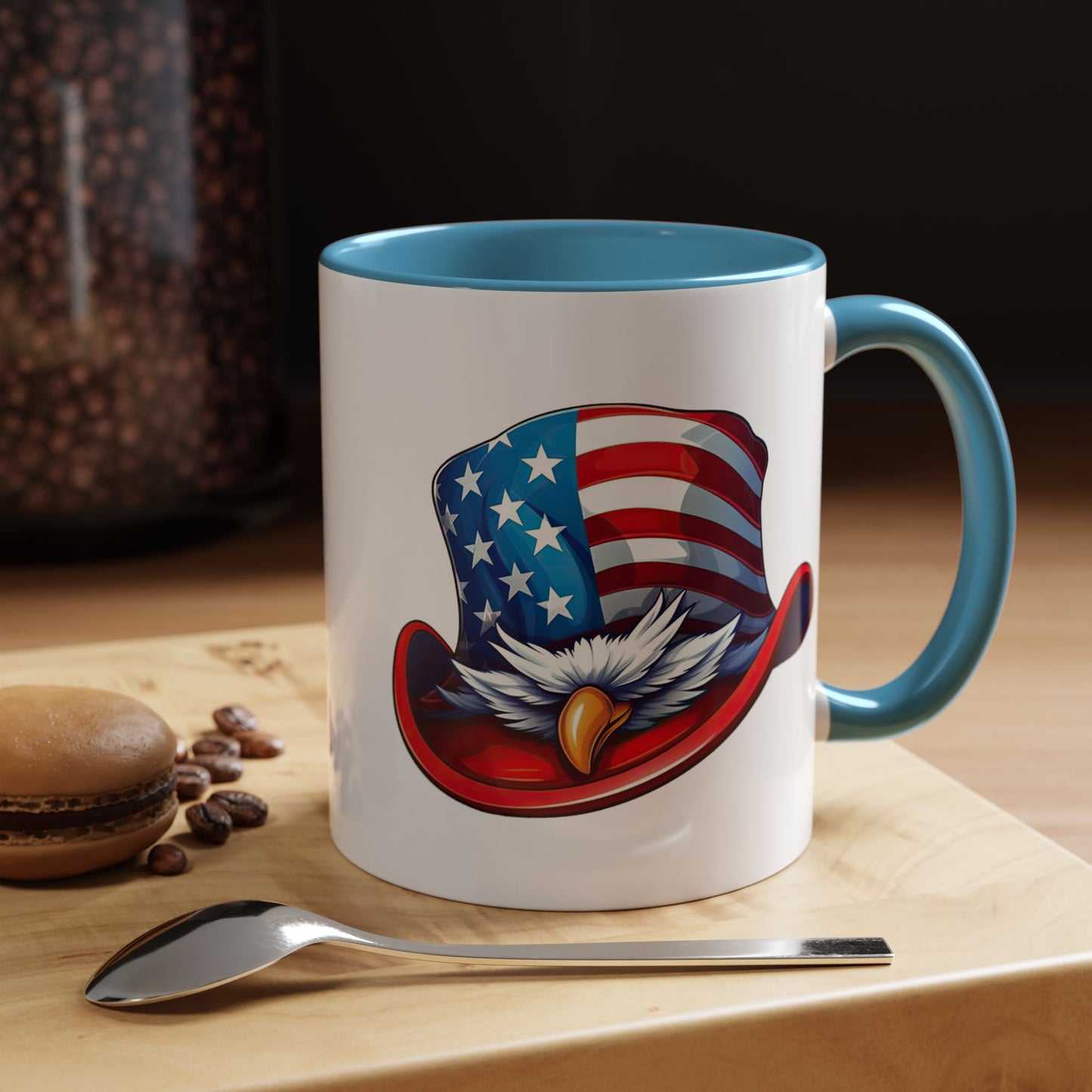 4th of July Mug - Bald Eagle American Hat
