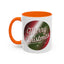 Christmas Mug - Merry Christmas White and Red Text Decoration