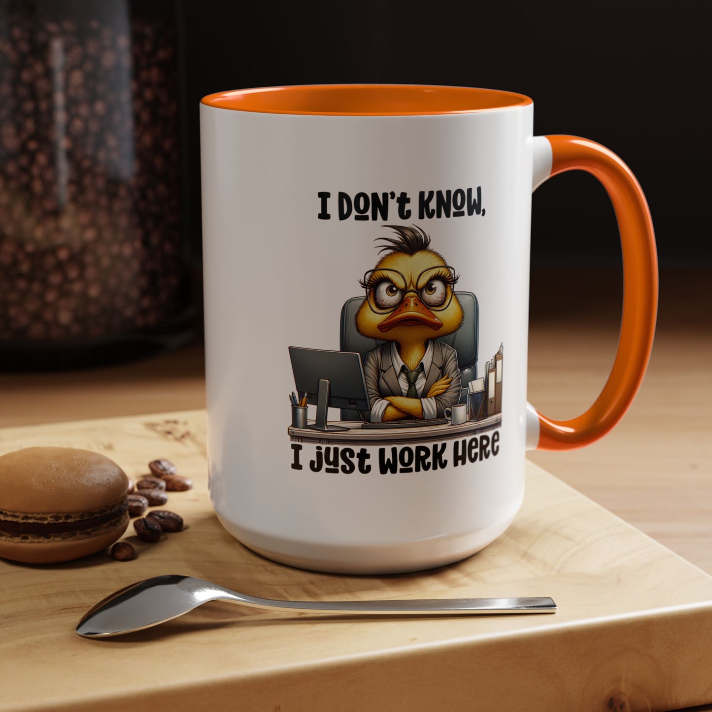 Humor Mug - I Don't Know I Just work Here