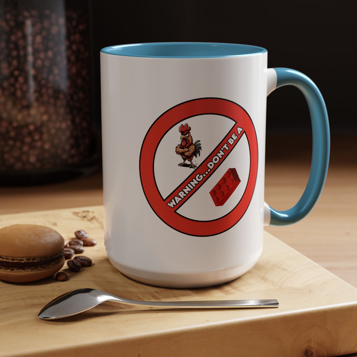 Adult Mug - Warning Don't Be A Cock Blocker