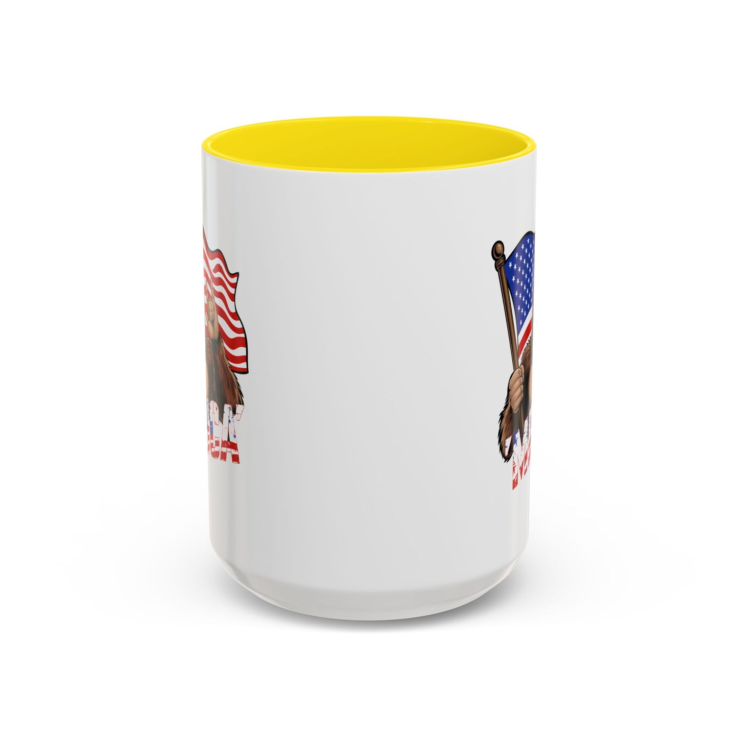 4th of July Mug - Bigfoot USA Flag