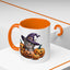 Halloween Mug - Witch Cat Hiding In Pumpkins