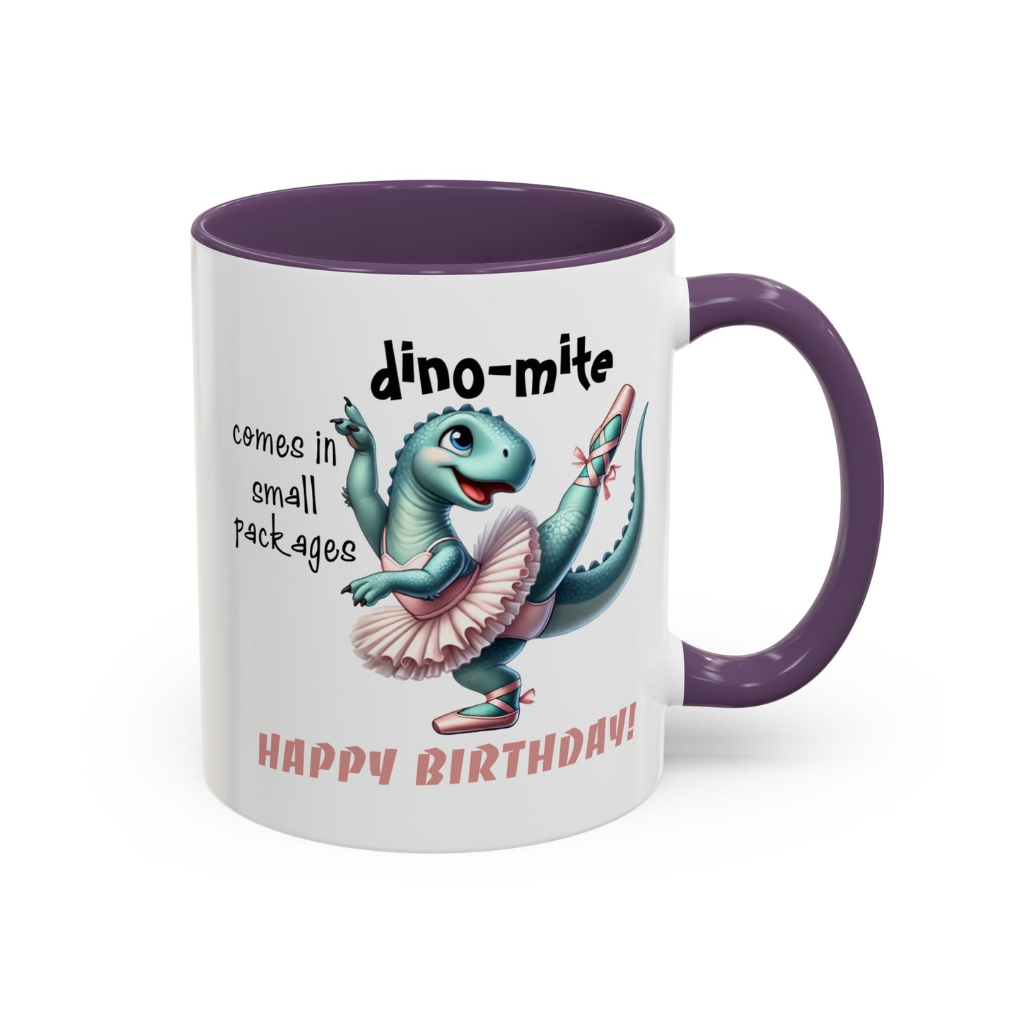 Birthday Mug - Dino-mite (Girl)