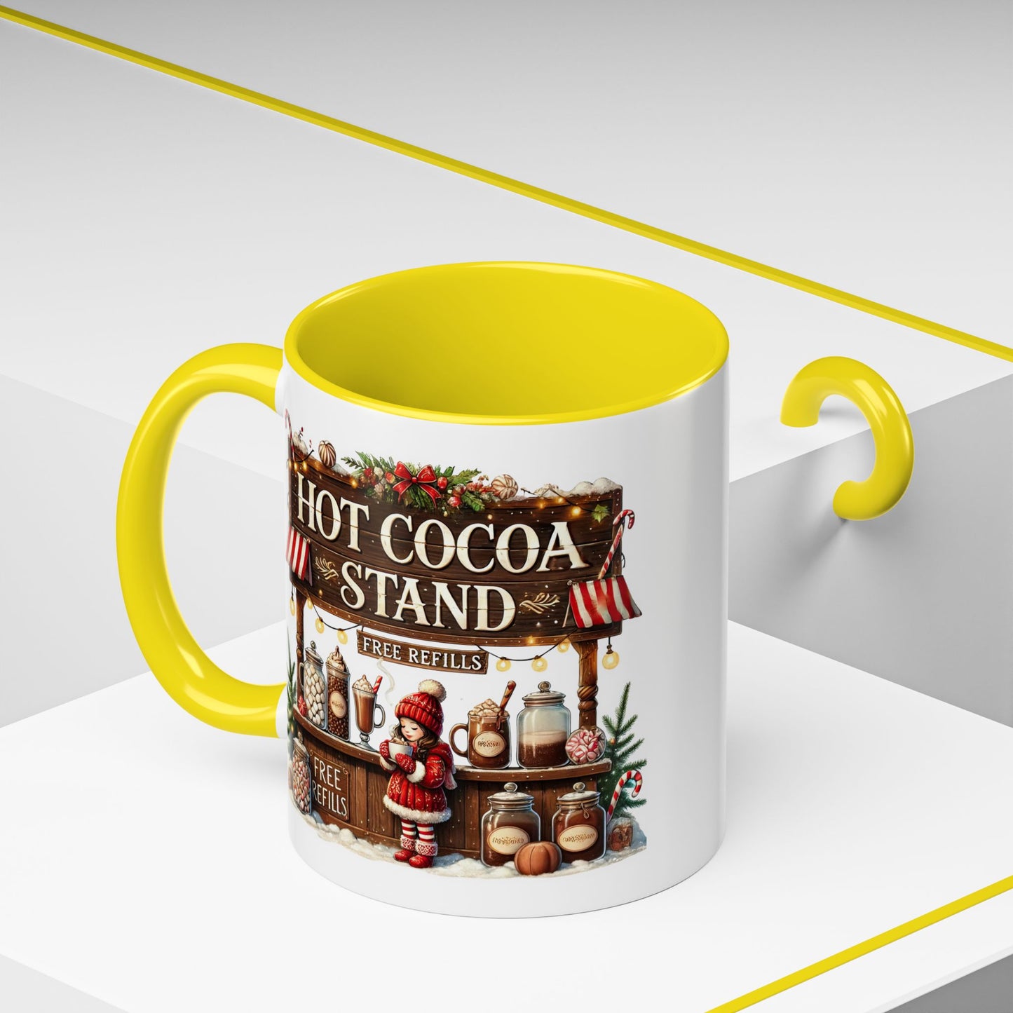 Christmas Mug - Hot Cocoa Stand Free Refills