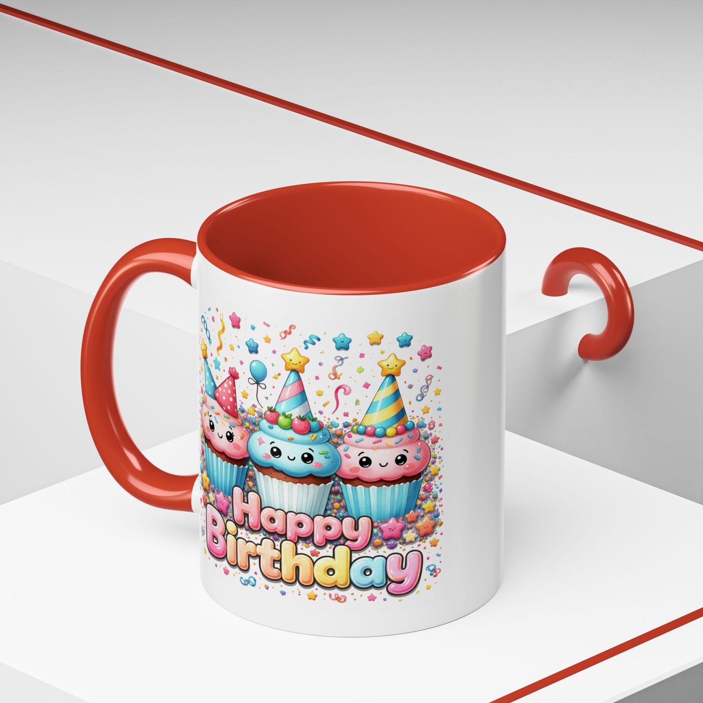 Birthday Mug - Cute Cupcakes