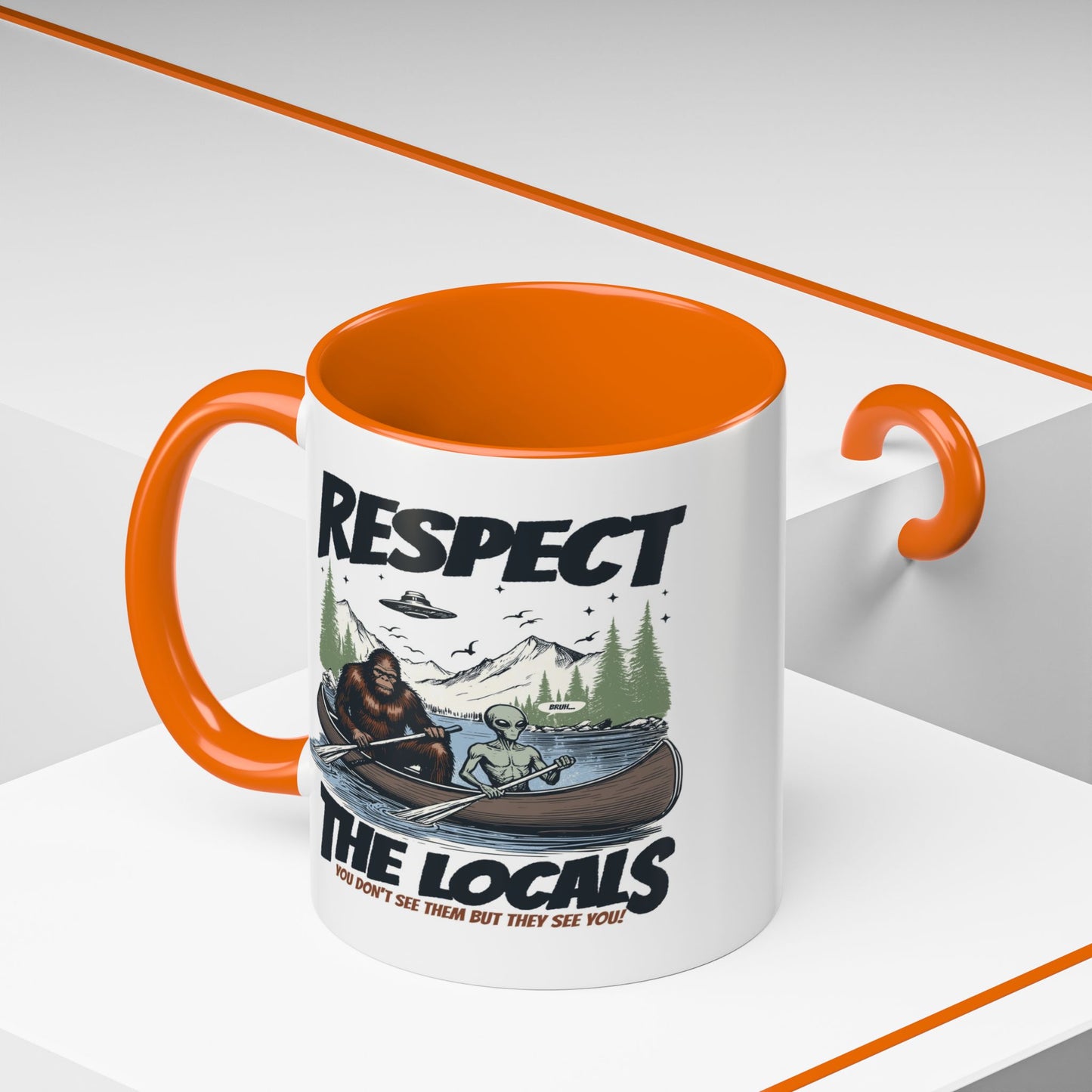 Alien Mug - Respect The Locals