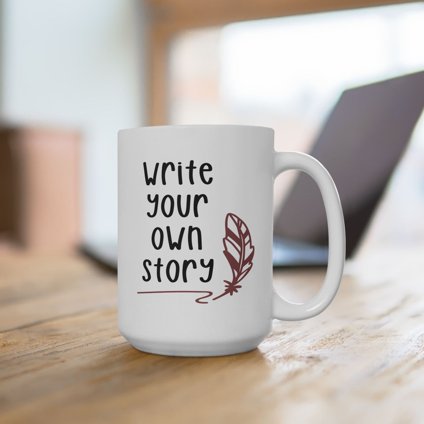 Motivation Mug - Write Your Own Story Pen