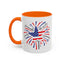 4th of July Mug - Star Flag Fireworks