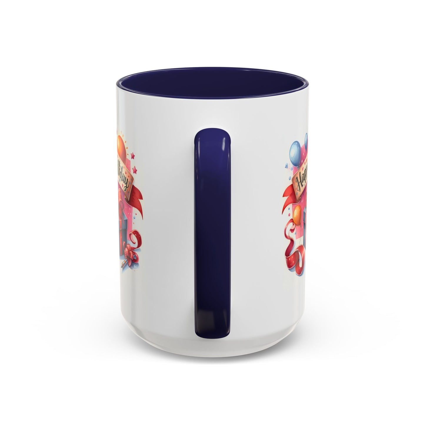 Birthday Mug - Present Pen Balloons