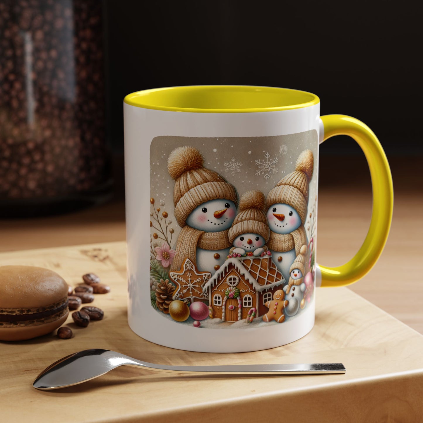 Christmas Mug - Gingerbread Snowman Family 2