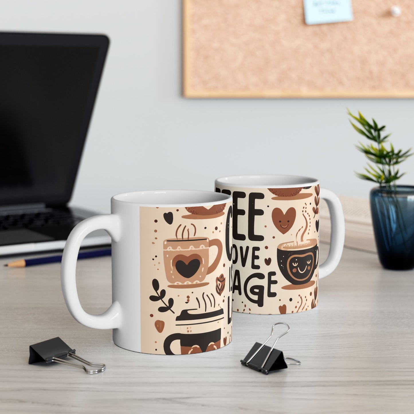 Artistic Mug - Coffee is My Love Language