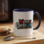 Christmas Mug - Merry Christmas White Red & Blue Text