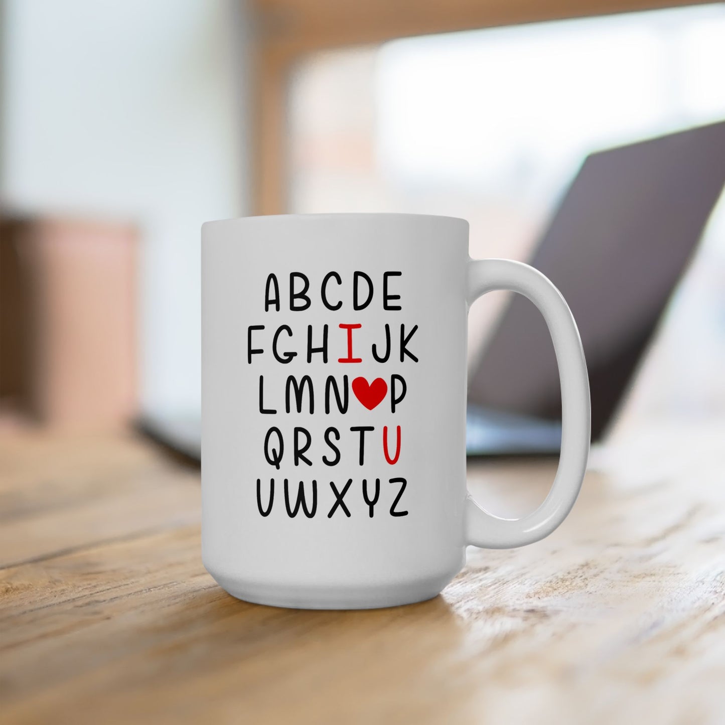 Valentine's Day Mug - I Love You Alphabet